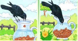 The thirsty crow short story in hindi