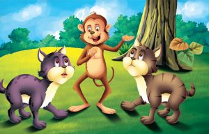 बंदर और दो बिल्ली की कहानी-moral story in hindi