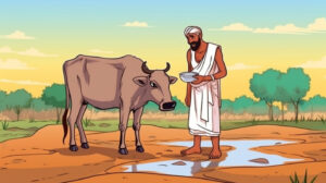 nitishjain indian poor farmer and cow story in comic style a34f6f94 6a2a 47fa 83f2 c4816fa25205