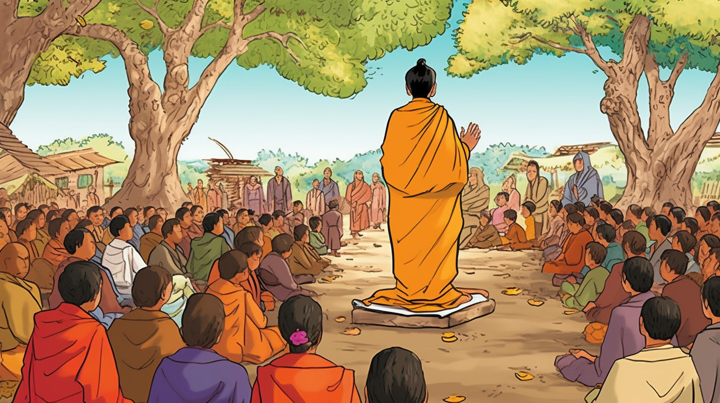 गौतम बुद्ध पत्थर की यात्रा – Moral Story in Hindi