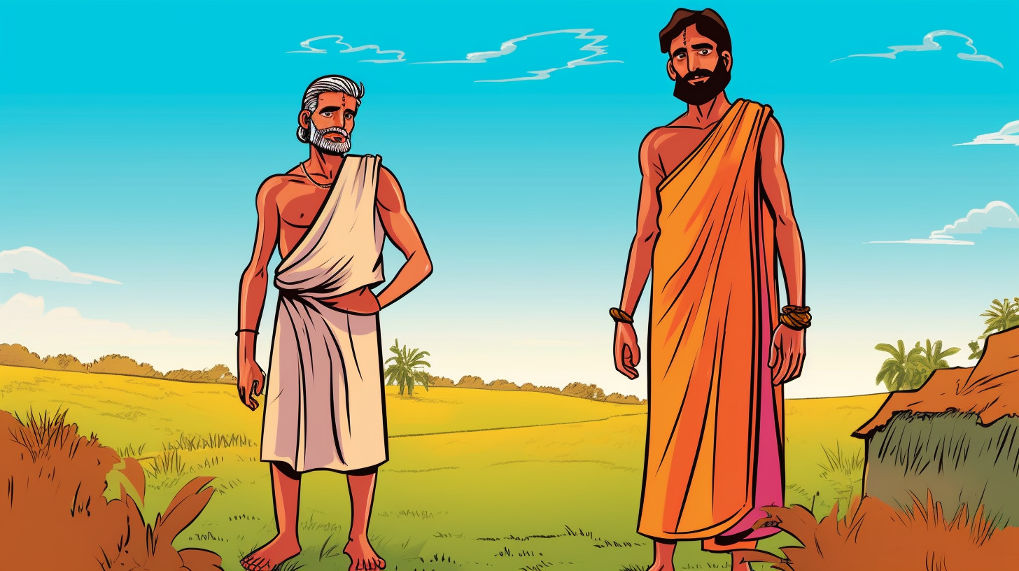 भोला संत और चालाक ठग – Moral Story in Hindi