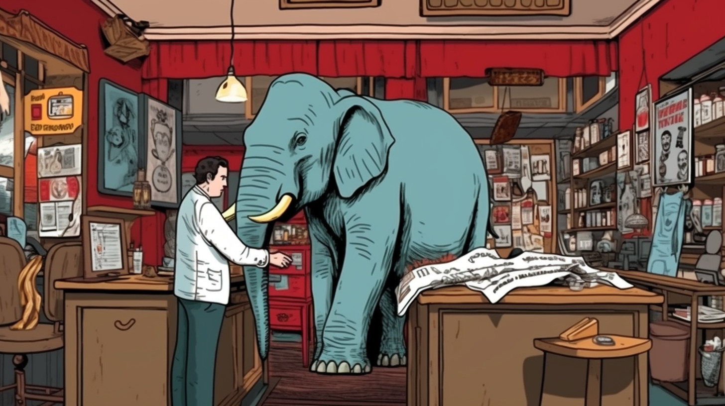 दर्जी और हाथी की कहानी- Moral story in Hindi