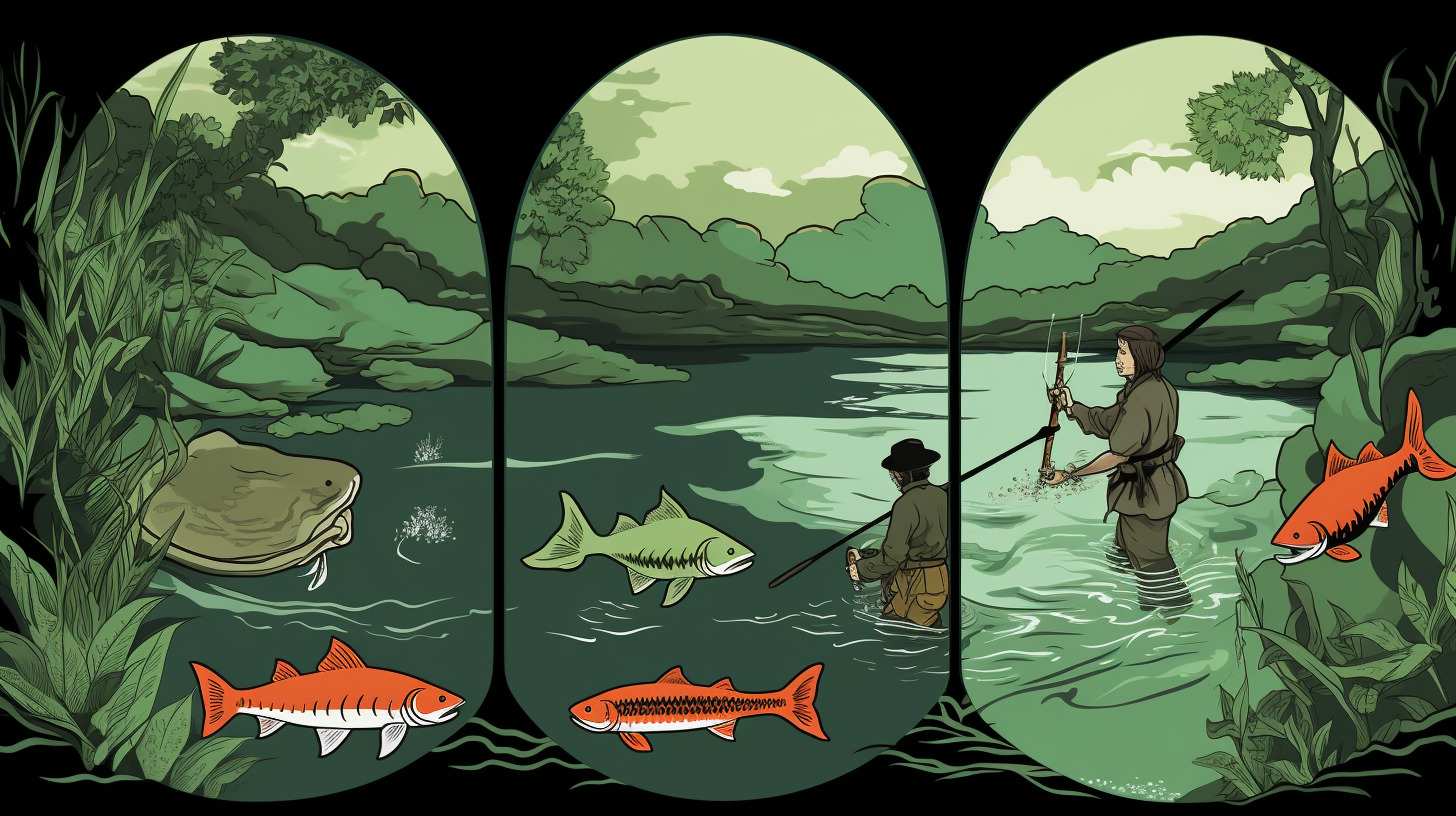 समझदार मछली और मछुआरे की सबक – short story in Hindi