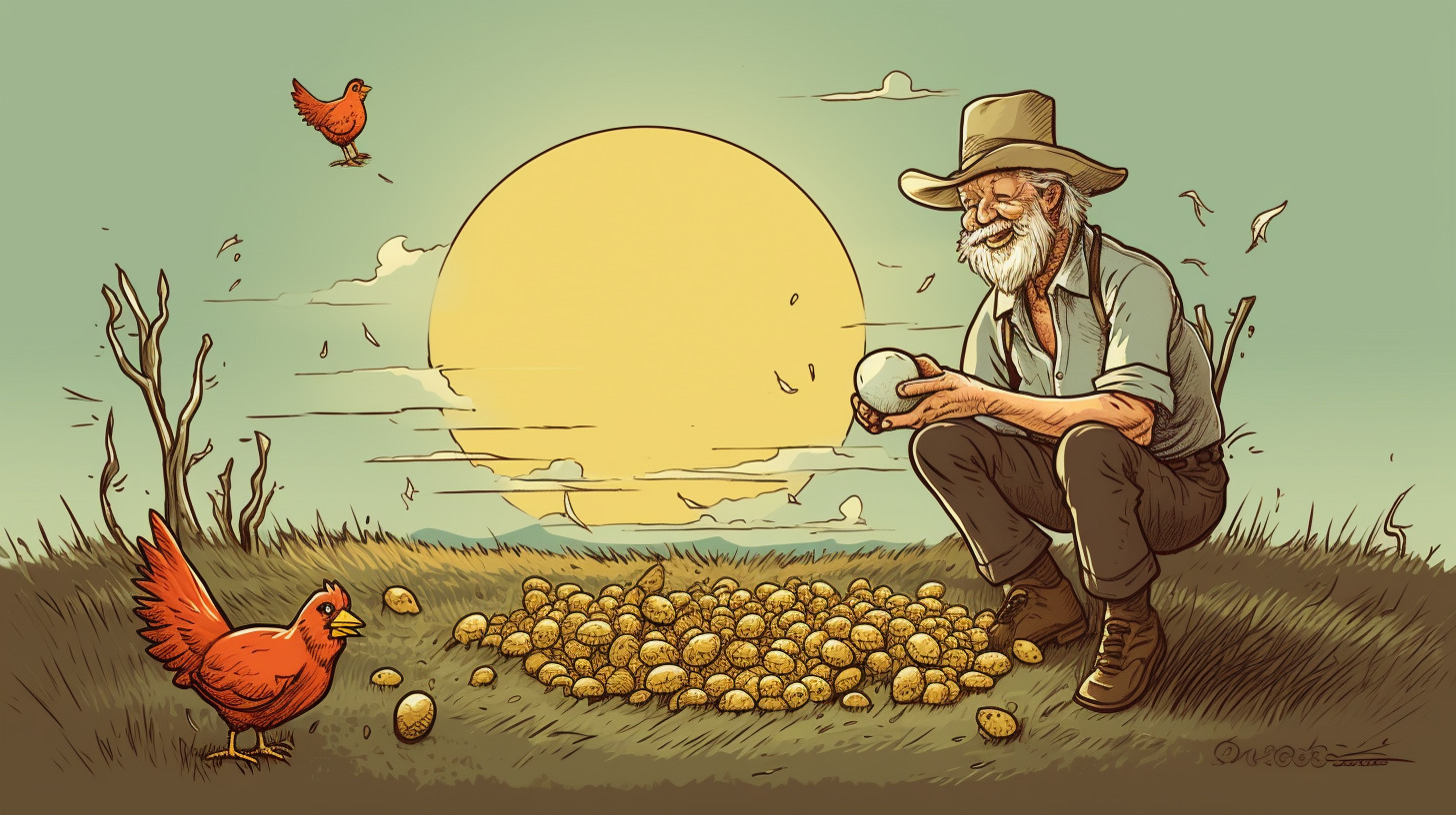 लालची किसान और सोना देने वाली मुर्गी – Short moral story